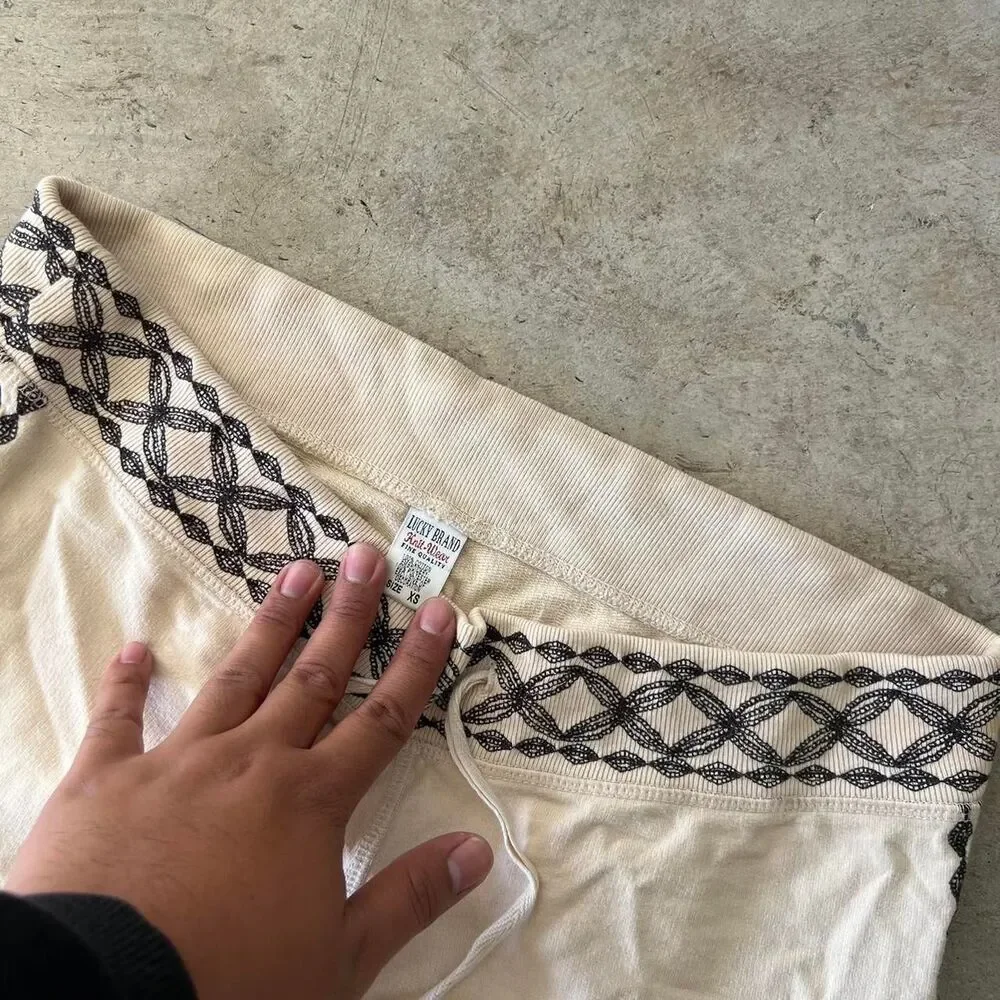 lucky brand XS Flare boho indie Sweatpants womens - Picture 3 of 4